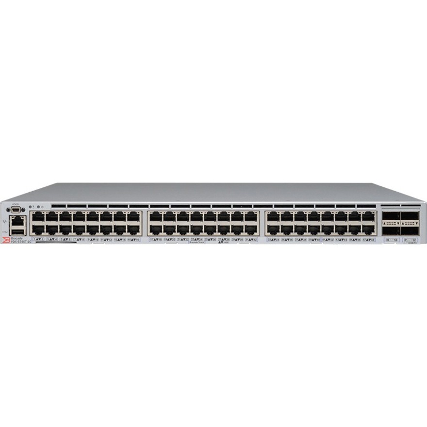 VDX 6740T 48P 1GBASE-T PORTS2 40GBE QSFP+ UPGRADABLE TO 10GBASE-T VIA LICENSE O
