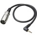 AUDIO TECHNICA 3.5mm TRS Male to XLR Male Balanced Audio Cable (19.7")