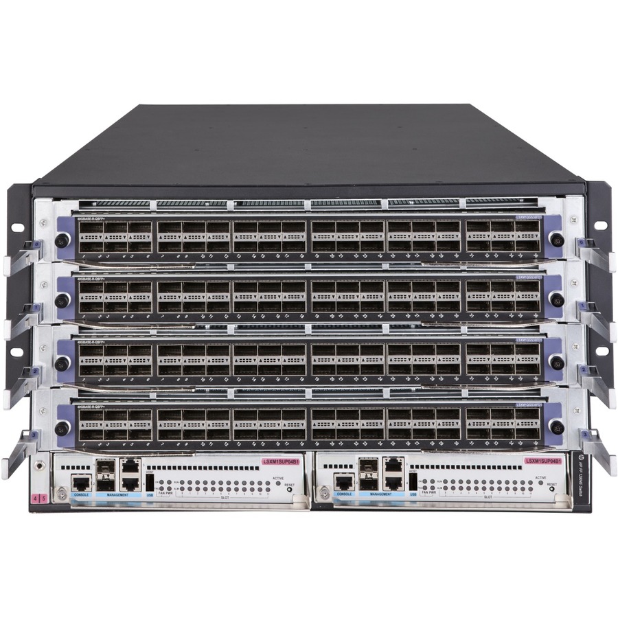 HPE 12904E - CHASSIS - 6U - (4) I/O MODULE SLOTS; SUPPORTS 192 1/10/40/100GBE PO
