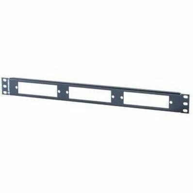 FIBER PNL,RAISED FLR,1U,NO ANGLE,(3)1U