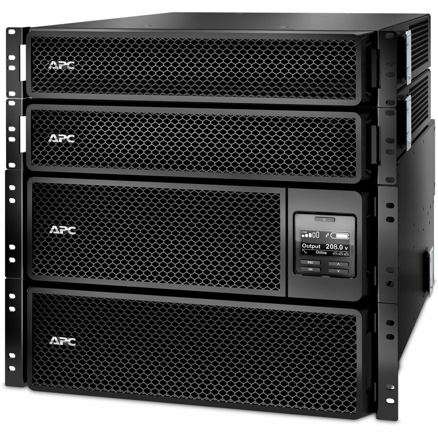 APC SMART-UPS SRT 10KVA RM WITH TWO 208V TO 120V 2U 5KVA STEP-DOWN TRANSFORMERS