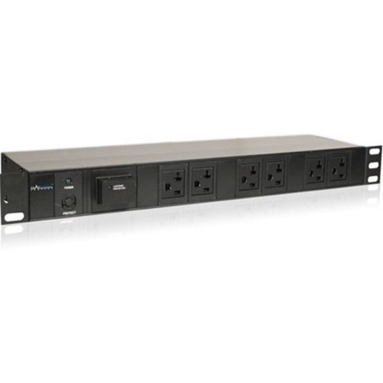 ISTARUSA PDU 1U 16 OUTLETS NEMA5-20P SURGE PROTECTION 1800J, 12FT