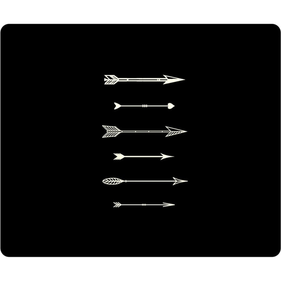 OTM BLACK MOUSE PAD, SHOOTING WHITE ARR