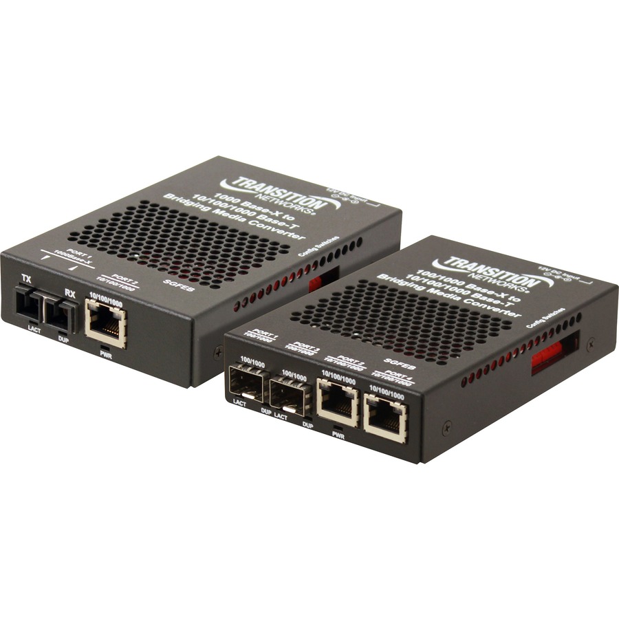 10/100/1000B-T TO 1000BASE-X, EXT MM SC, 1310NM WITH -NA POWER SUPPLY