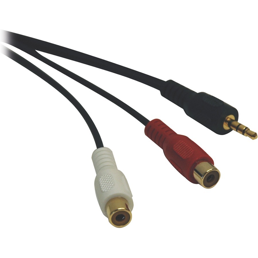 P315-06N Eaton Tripp Lite 3.5 mm to RCA Y Splitter | Audio Adapter