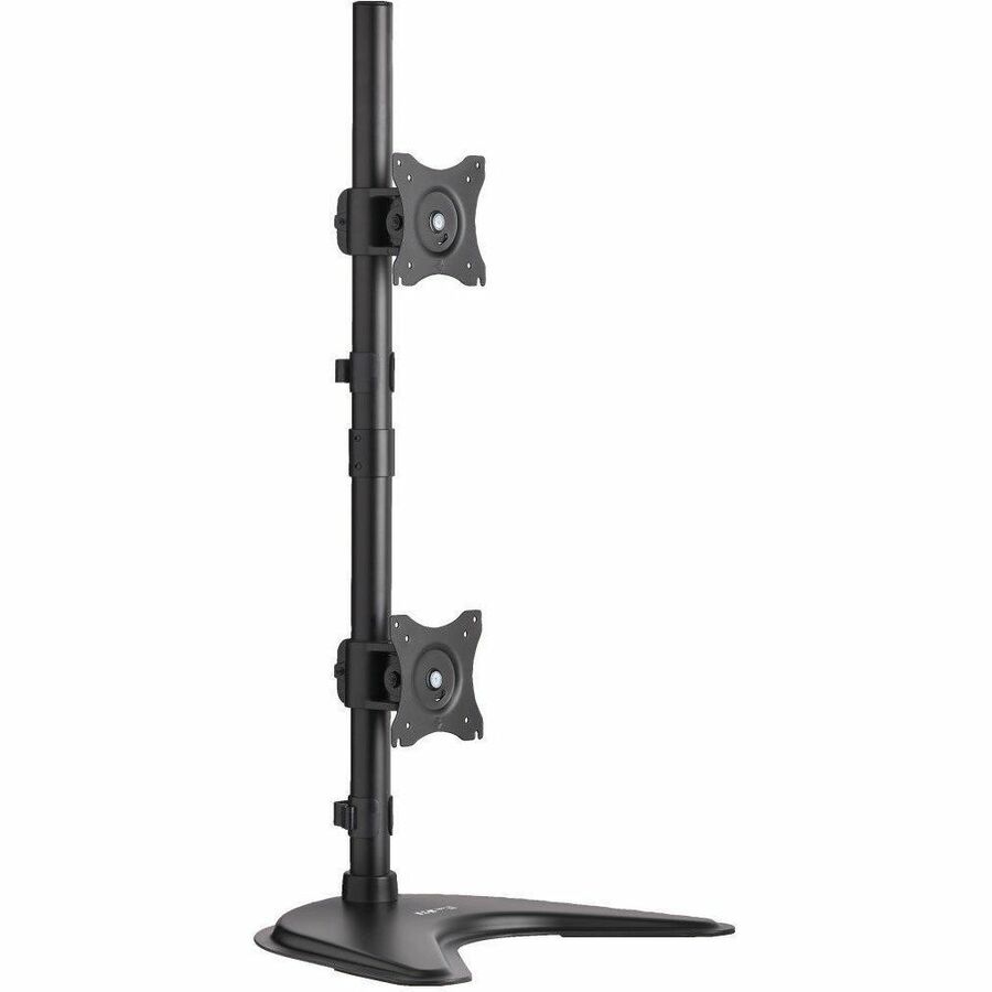 Dual Vert Dsk Mount Stand Swiv