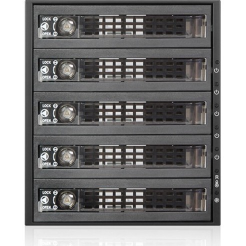 ISTARUSA 3X 5.25IN TO 5X 3.5IN 2.5IN SAS SATA 6 GBPS HDD SSD HOT-SWAP RACK WITH
