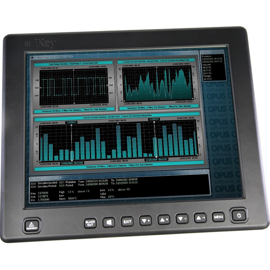 THE IKEY(R) KEYVISION IK-KV-12.1 BY IKEY IS A 12INCH HIGH-BRIGHT, DAYLIGHT READA
