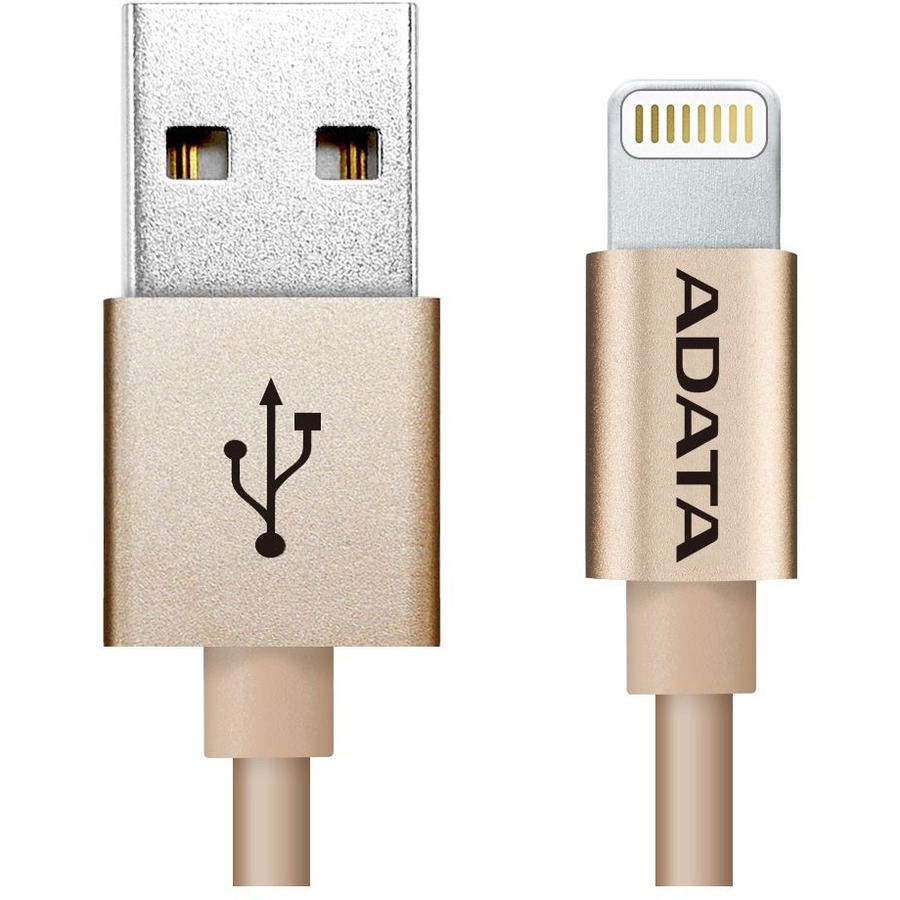 ADATA Sync & Charge Cable Aluminum 100cm Golden (AMFIAL-100CM-CGD)