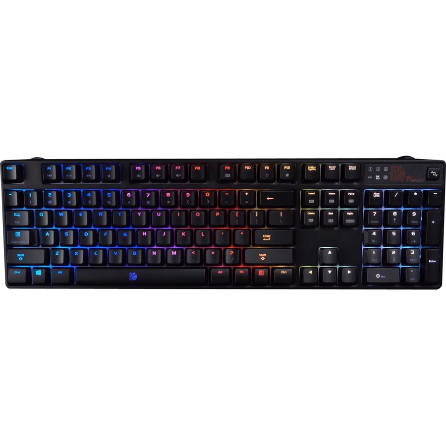 TT ESPORTS POSEIDON Z RGB LED BROWN SWITCH MECHANICAL GAMING KEYBOARD, WITH NEW