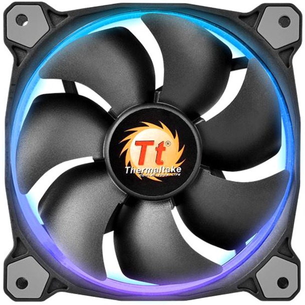 THERMALTAKE RIING 14 RGB LED 140MM ADJUSTABLE COLOR CASE RADIATOR FAN - TRIPLE P