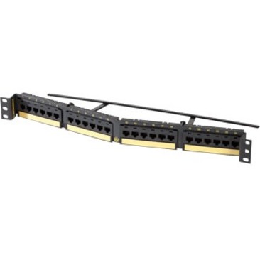 24PORT,ANGL PNL,C6A/110,BLK