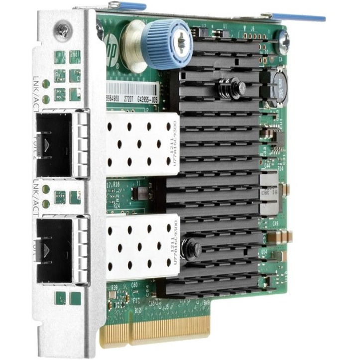 Axiom 10gbs Dual Port SFP+ Pcie X8 Nic Card for Hp - 665243-B21 - Form Factor: F