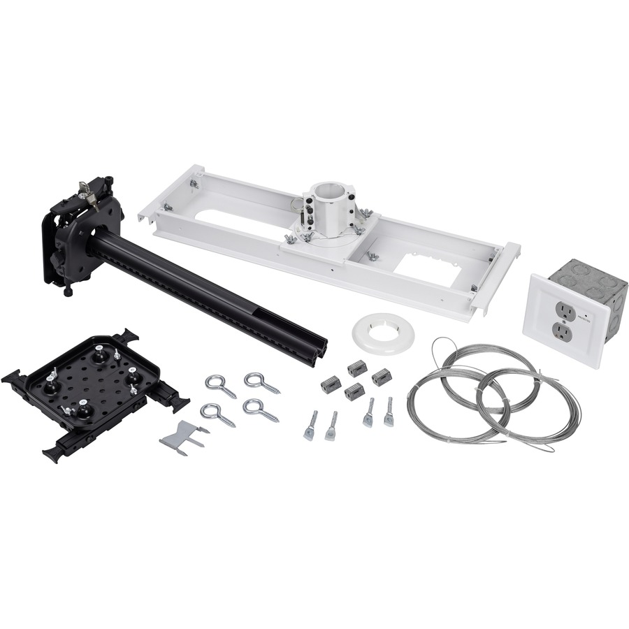 SUSPENDED CEILING PROJECTOR SYSTEM WITH 2-GANG FILTER & SURGE