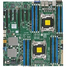 arte de serveur E-ATX à double processeur Supermicro X10DRH-ILN4 avec 4 ports GbE (X10DRH-ILN4-O) | Jeu de puces Intel C612 - prend en charge les sockets doubles LGA-2011 Intel Xeon E5-2600 v4/v3 - 16 emplacements DDR4 - 10 SATA RAID 0,1,5,1