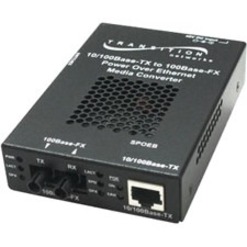 Lantronix SPOEB1040-105-NA 10/100/1000BTX PoE to Open SFP Slot | Media Converter