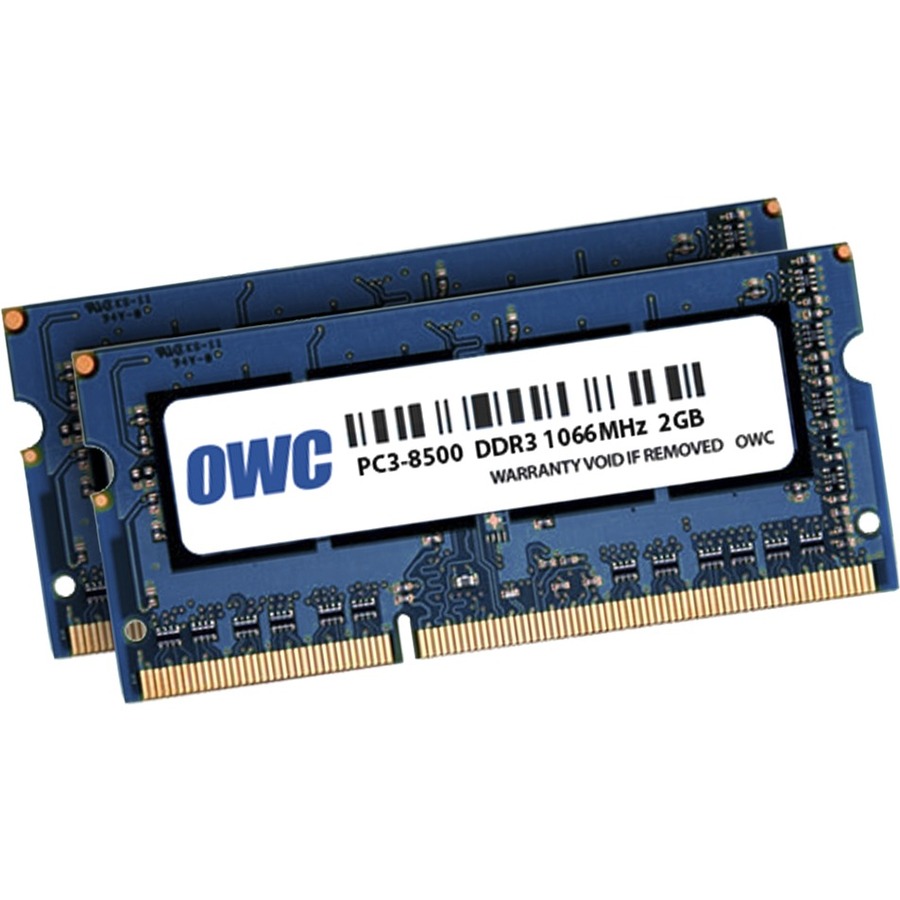 4.0GB (2 X 2GB) OWC PC-8500 DDR3 1066MHZ 204-PIN SO-DIMM MEMORY UPGRADE KIT