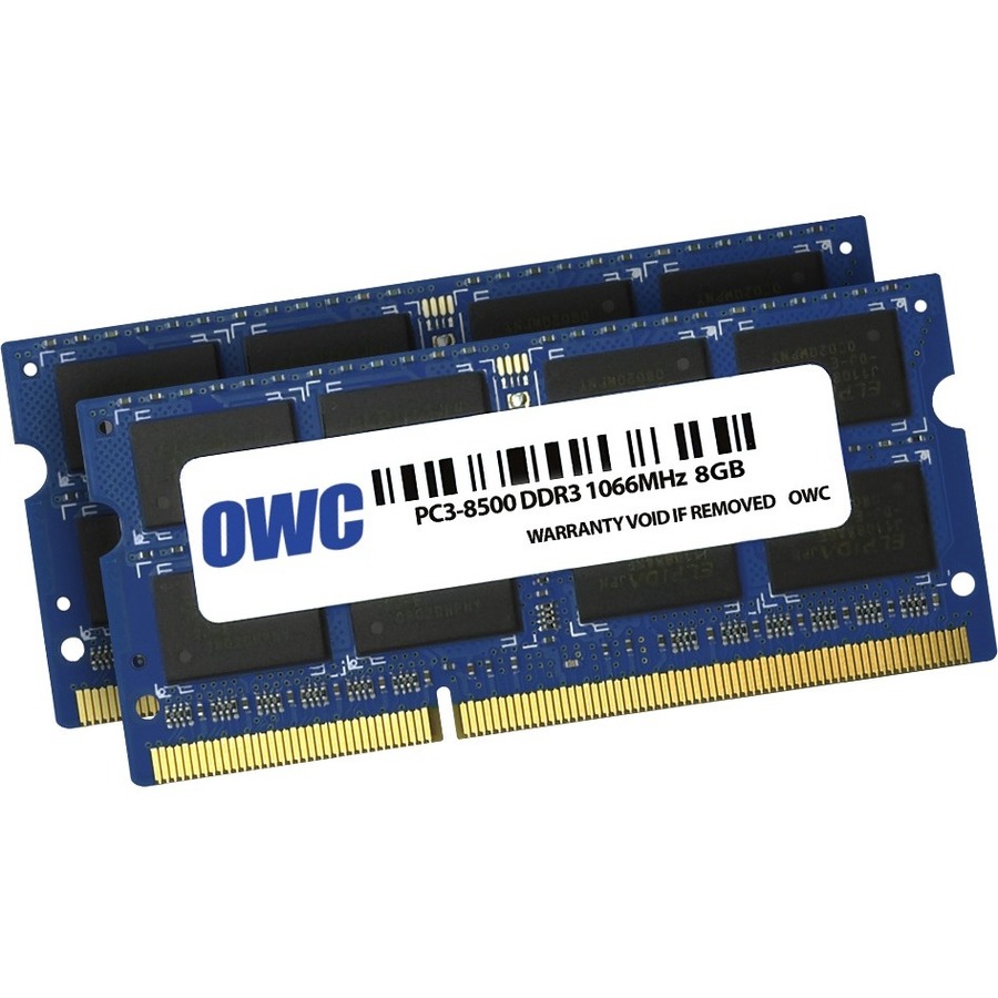 16.0GB (2 X 8GB) OWC PC-8500 DDR3 1066MHZ 204-PIN SO-DIMM MEMORY UPGRADE KIT