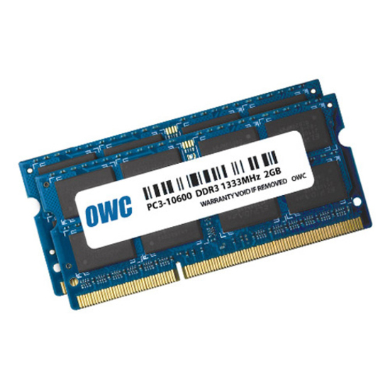 4.0GB (2 X 2GB) PC3-10600 DDR3 1333MHZ SO-DIMM 204-PIN CL9 SO-DIMM MEMORY UPGRAD