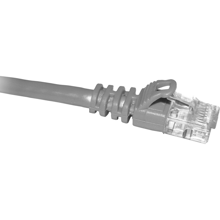 ENET Cat6 Gray 2 ft Snagless Patch Cable | UTP, RJ-45, Lifetime