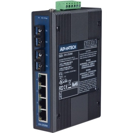 4-PORT 10/100M+2 FIBER UNMANAGED ETHERN