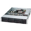 Supermicro 825TQC 2U Rack Server Chassis - 600W Redundant Power Supply - 8x 3.5" Hot-Swap Bays (CSE-825TQC-600LPB)