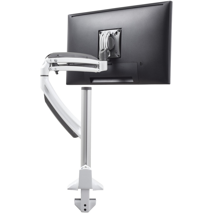 K1 CLMN MNT SINGLE DISPLAY 2L ARM WHT