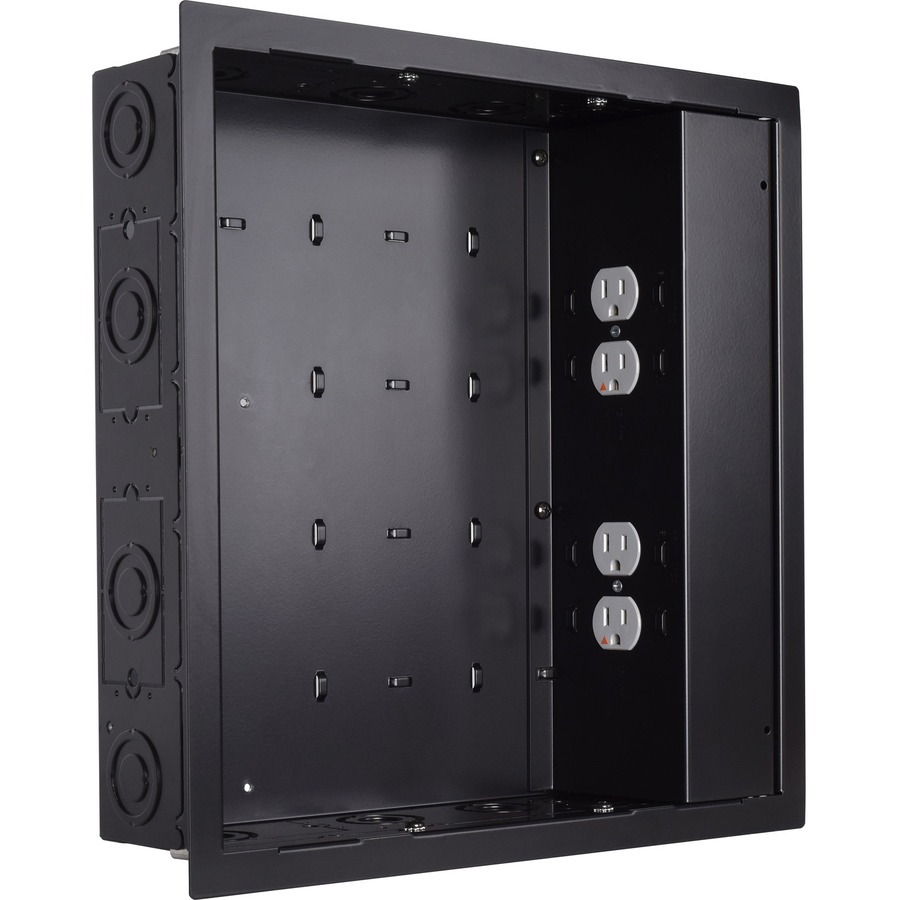 IN-WALL STORAGE BOX WITH 4 RECEPTACLE FILTER & SURGE