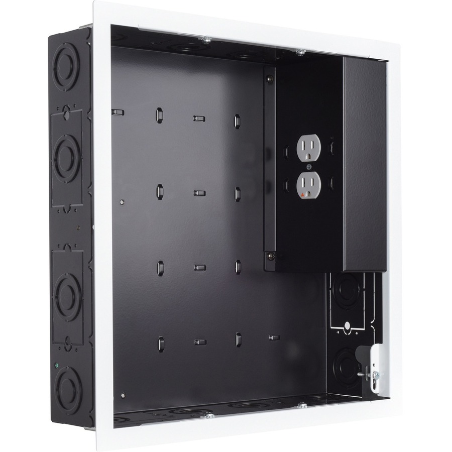 LEGRAND-CHIEF PAC526FWP2 IN-WALL STORAGE BOX WITH 2 RECEPTACLE FILTER & SURGE