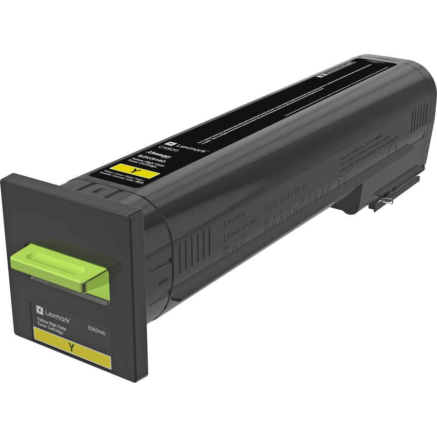 LEXMARK 82K0H40 YELLOW TONER CARTRIDGE FOR USE IN CX820 ESTIMATED YIELD 17K