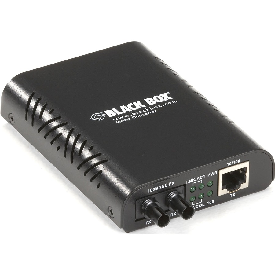 FAST ETHERNET (100-MBPS) MEDIA CONVERTER - 10/100-MBPS COPPER TO 100-MBPS MULTIM