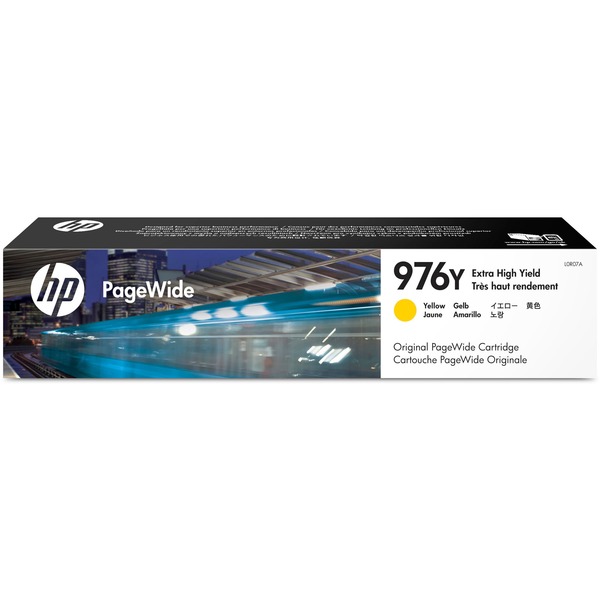 PageWide Cartridge, HP 976Y, 13,000 Page Yield, Yellow