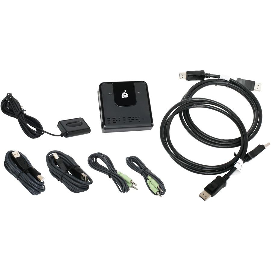 THE 2-PORT DISPLAYPORT KVM SWITCH WITH AUDIO AND DISPLAYPORT 1.2 CONNECTIONS BRE