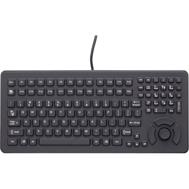 IKEY RUGGED KEYBOARD, ABS POLYCARBONATE CASE, INTEGRATED FSR POINTING DEVICE - I