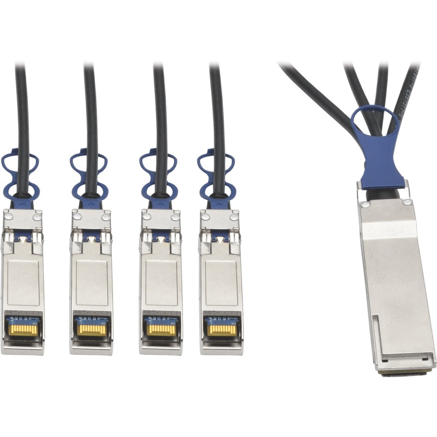40GbE QSFP Cpr Brkout Cbl 10'