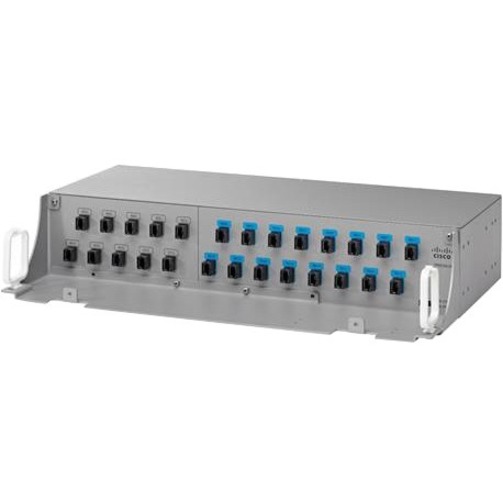 2RU 8-DEGREE MESH PATCH PANEL 5-ADD/DROP PORT + MONITORING