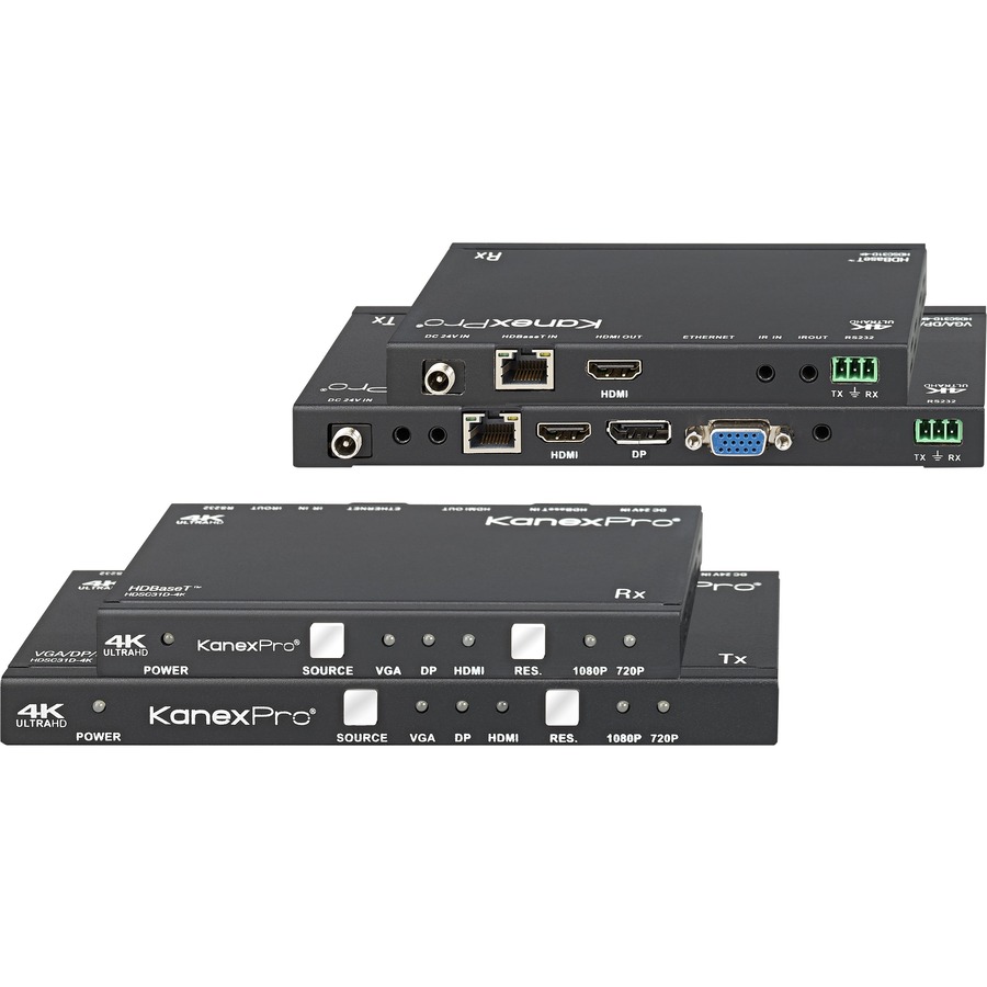 3-INPUT DISPLAYPORT, HDMI & VGA SWITCHER OVER HDBASET