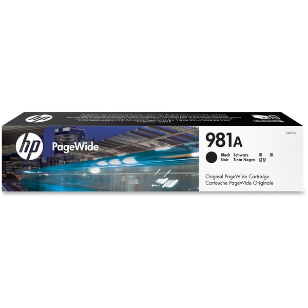 PageWide Cartridge, HP 981A, 6500 Page Yield, Black