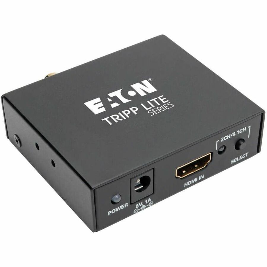 4k Hdmi Audio De-Embedder/Extractor with Toslink, Rca and 3.5 Mm Stereo Output, 5.1 Channel, Hdcp, 4k 30hz