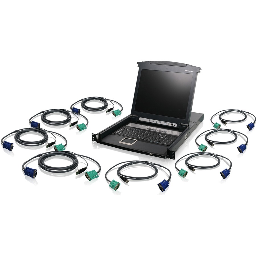 8-Port 17" LCD Combo KVM Swt