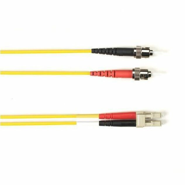OM1 62.5/125 MULTIMODE FIBER OPTIC PATCH CABLE - OFNP PLENUM, ST TO LC, YELLOW,