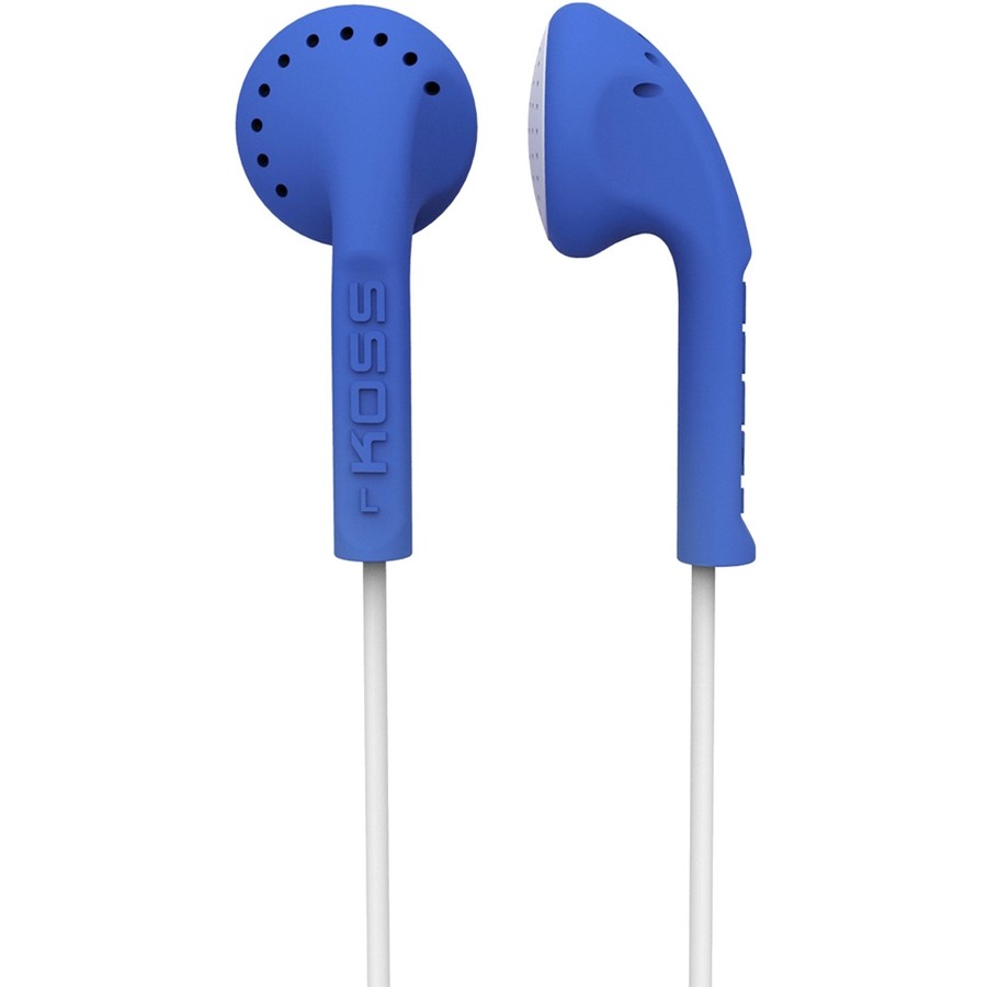 Koss-Headphones Lightweight on Ear Bud Black Hi-Fi Earbud Soft Rubber Body
