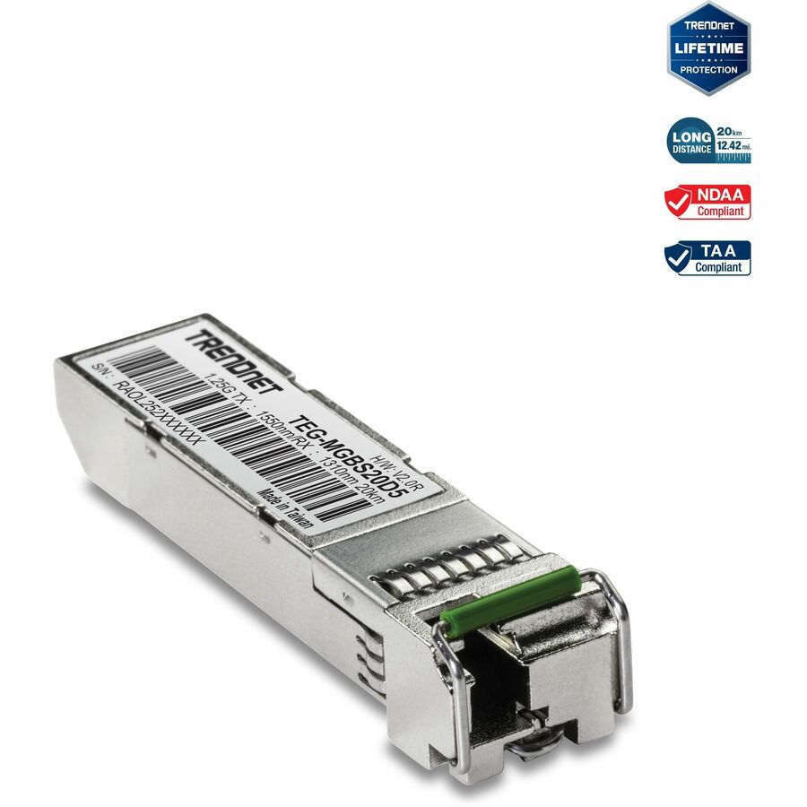 MINI-GBIC DUAL WAVELENGTH SINGLE-MODE LC MODULE 1550(20KM)