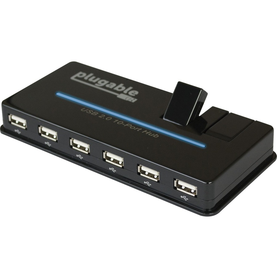 USB HUB WITH CHARGING USB 2.0 10-PORT 20W NO RETURNS