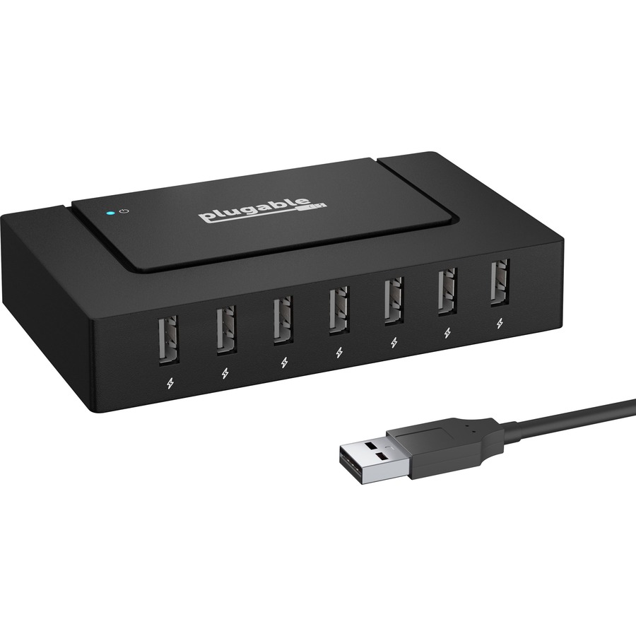 USB HUB WITH CHARGING USB 2.0 7-PORT 60W NO RETURNS