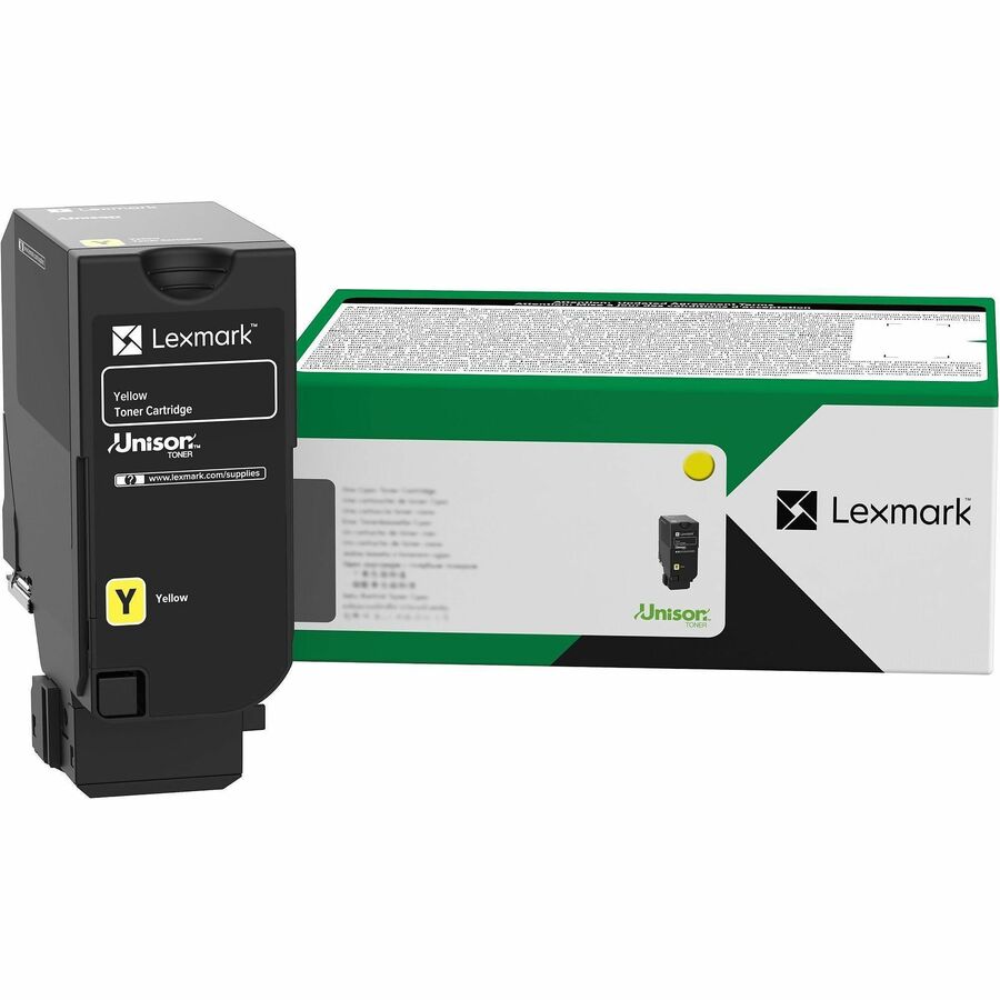 LEXMARK 74C00YG YELLOW RETURN PROGRAM TONER CARTRIDGE TAA FOR USE IN CS720,CS/CX