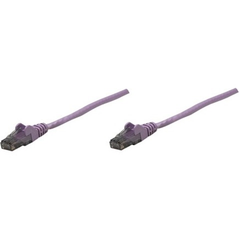 0.5 Ft Purple CAT6 Snagless Patch Cable