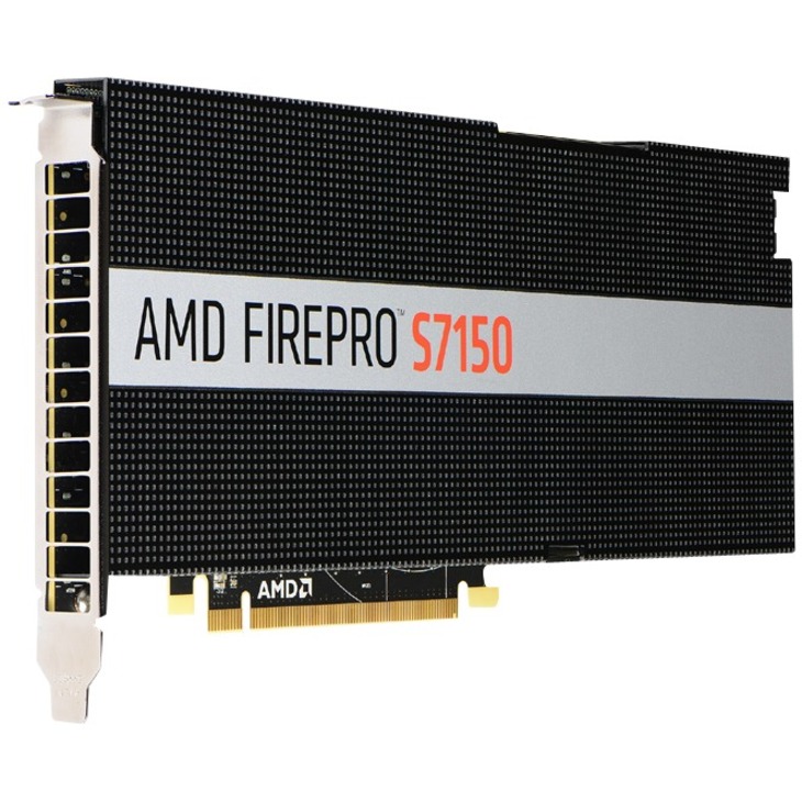 Contrôleur graphique pour serveur/station de travail GPU PCI-E AMD FirePro S7150 8 Go - Passif (100-505929)