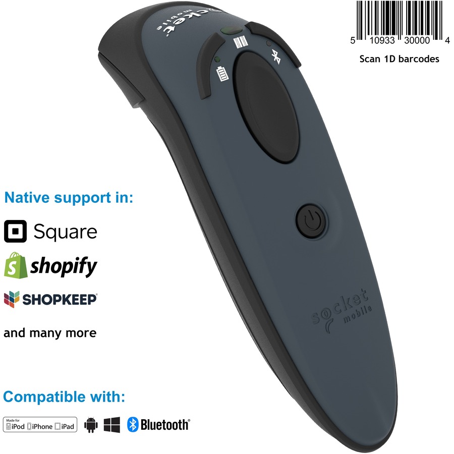 DURASCAN D730, PERFORMANCE LASER BARCODE READER, GRAY