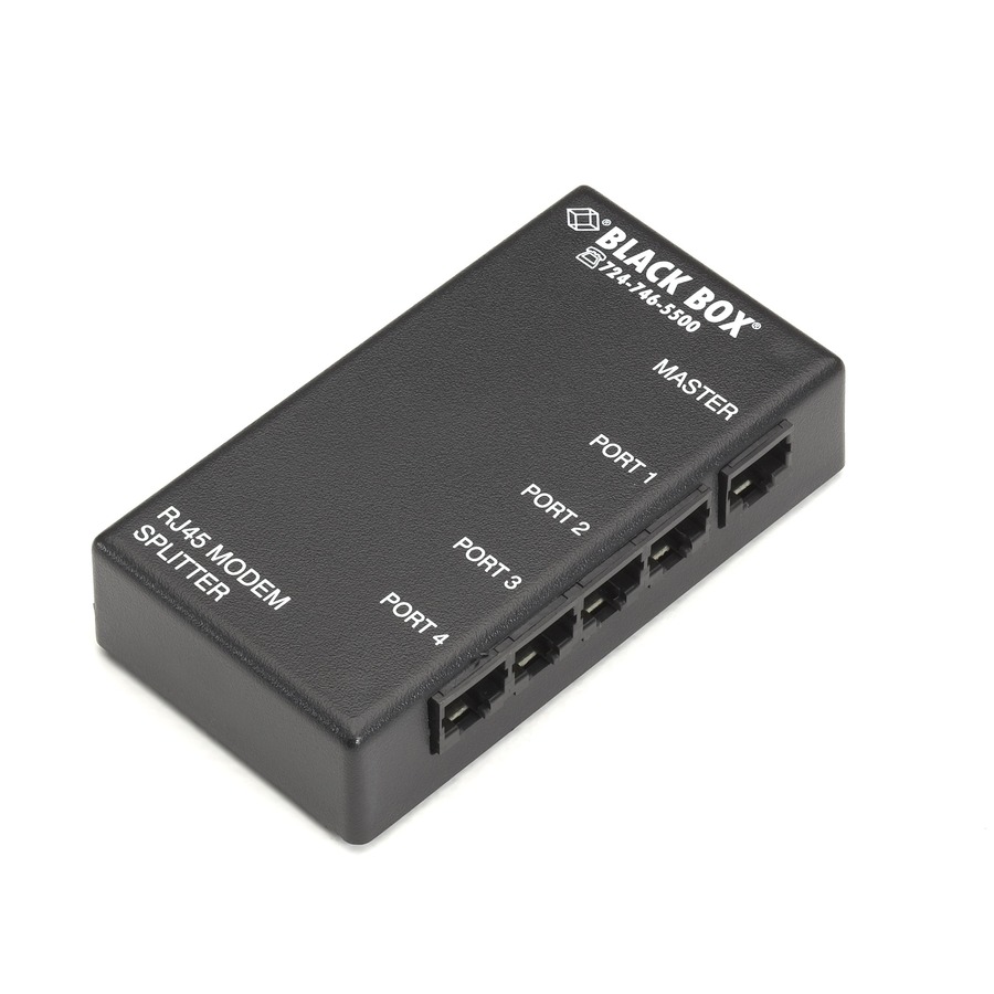 STANDALONE 4 PORT RS232 RJ45 PASSIVE SPLITTER DESIGNED TO ALLOW ONE DCE DEVICE T